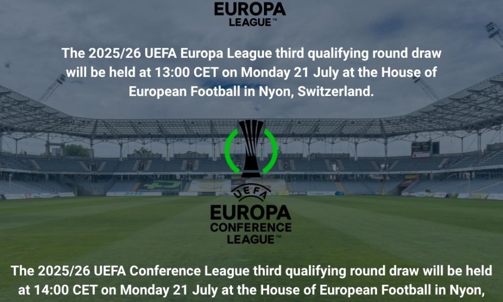 2025/26 UEFA Avrupa Ligleri 3. Tur Kuraları Çekiliyor